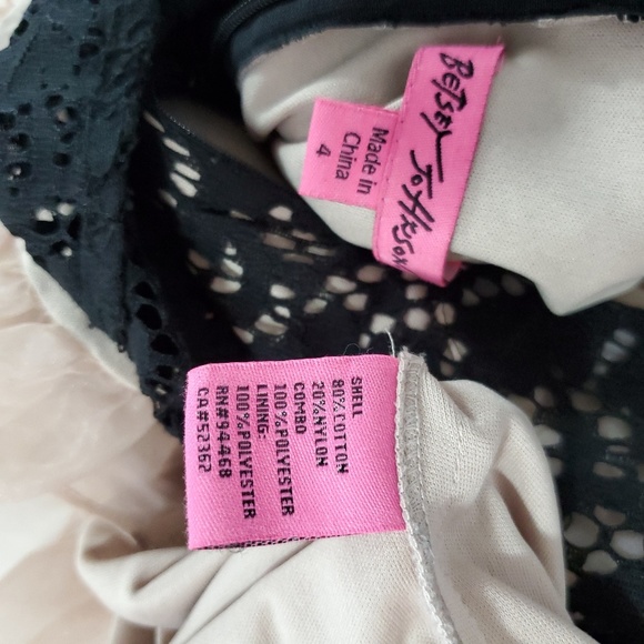 Betsey Johnson Black Lace Dress - Picture 8 of 8